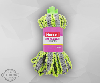 MOP Z MIKROFIBRY VERVA MASTER pleciony mop paskowy z mikrofibry master verva