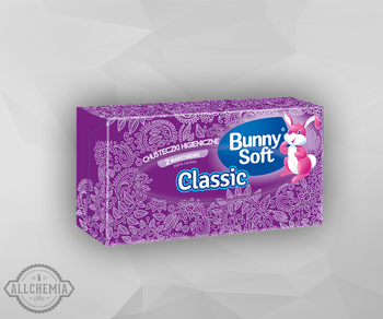 BUNNY SOFT KOSMETYCZNE 100SZT chusteczki kosmetyczne