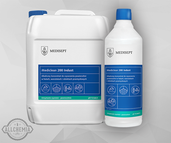 MC 200 INDUST płyn do czyszczenia trudnych zabrudzeń przemysłowych zasadowy mediclean