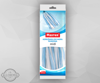 MOP PASKOWY MIDI 150G METRO biało niebieski mop paskowy metro master