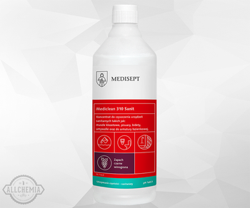 MC 310 SANIT CLEAN mycie odkamienianie powierzchni w sanitariatach łazienkach armatury koncentrat zapach czarnych winogron