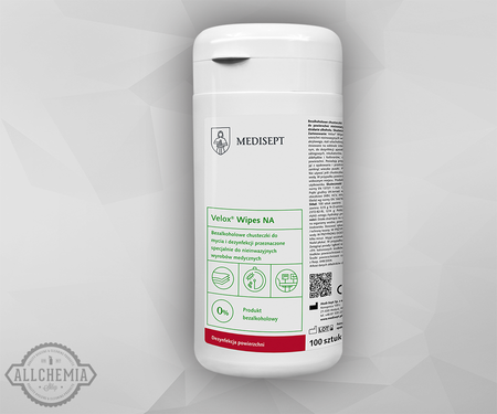 VELOX® WIPES NA puszka chusteczki bezalkoholowe do szybkiej dezynfekcji