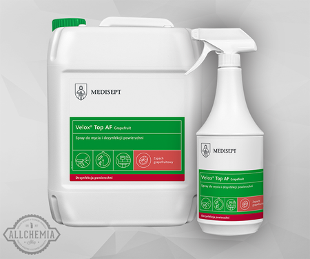 VELOX® TOP AF GRAPEFRUIT szybka dezynfekcja medyczna