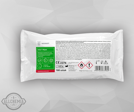 VELOX® WIPES wkłady chusteczki do szybkiej dezynfekcji z alkoholem