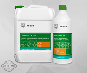 MC 110 FLOOR płyn do mycia podłogi z nabłyszczaniem koncentrat zapach pomarańczowy mediclean