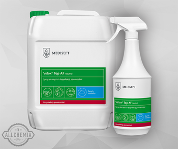 VELOX® TOP AF szybka dezynfekcja medyczna zapach neutral