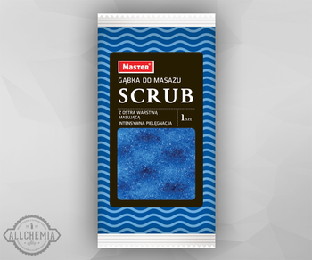GĄBKA DO MASAŻU MASTER SCRUB szorstka masująca gąbka do mycia i masażu ciała