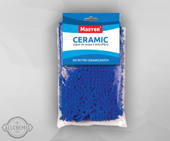 MOP CERAMIC Z MIKROFIBRY ZAPAS MASTER płaski mop dredy master