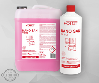 NANO SAN VC 112 skuteczny środek do mycia i dezynfekcji łazienek koncentrat