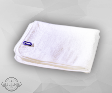 RĘCZNIK POLERSKI Z MIKROFIBRY BIAŁY 60X90 x2 SZT. super chłonny do wycierania karoserii pojazdów