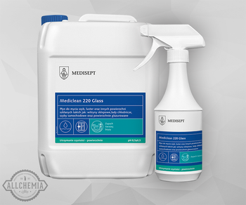 MC 220 GLASS płyn do mycia szyb okien luster szkła mediclean