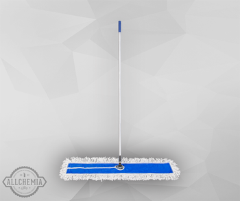 ZESTAW DO ZAMIATANIA STELAŻ METALOWY + NAKŁADKA DUSTMOP 110CM + KIJ 140CM