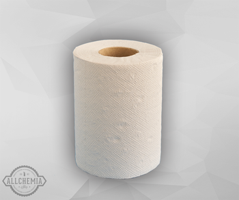 RĘCZNIK PAPIEROWY W ROLI MINI BIAŁY 1W MAKULATURA 65M