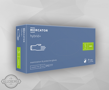 RĘKAWICZKI MERCATOR NITRYLEX BASIC NITRYLOWE NIEBIESKIE